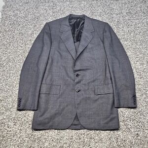 Oxxford‎ Clothes Glen Check Blazer Sportscoat Men Size 40r